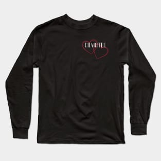 Charitee Black Heart Long Sleeve T-Shirt